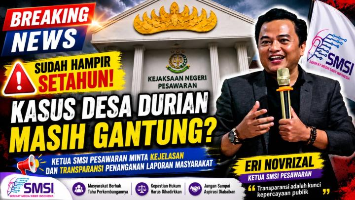 SMSI Pesawaran Minta Kejelasan Penanganan Laporan Dugaan Penyimpangan Anggaran Desa Durian